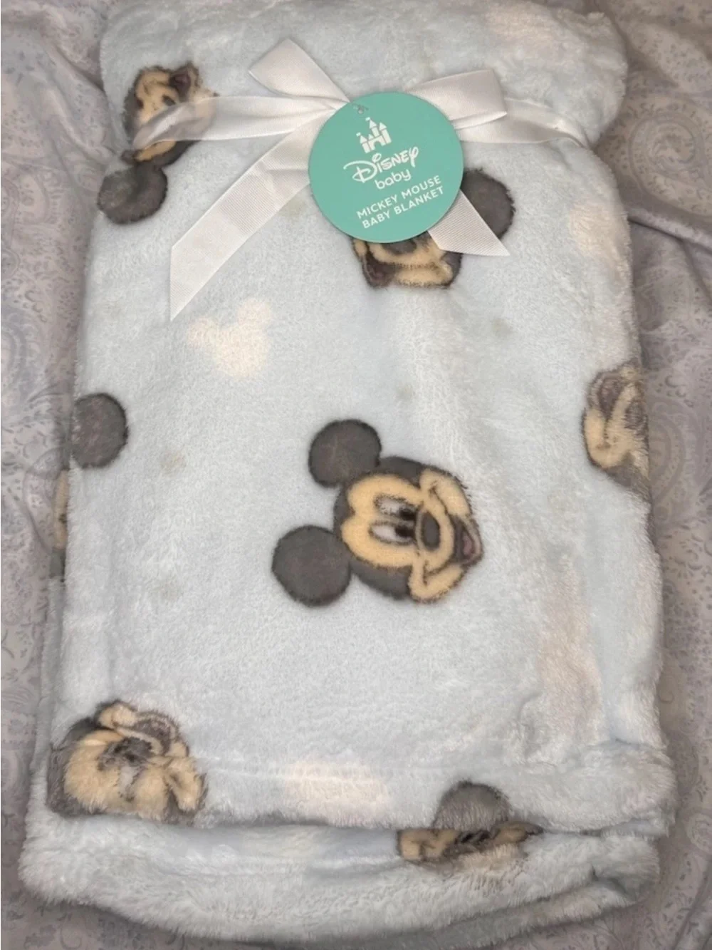 Disney Baby Mickey Mouse Super Soft Plush Baby Blanket